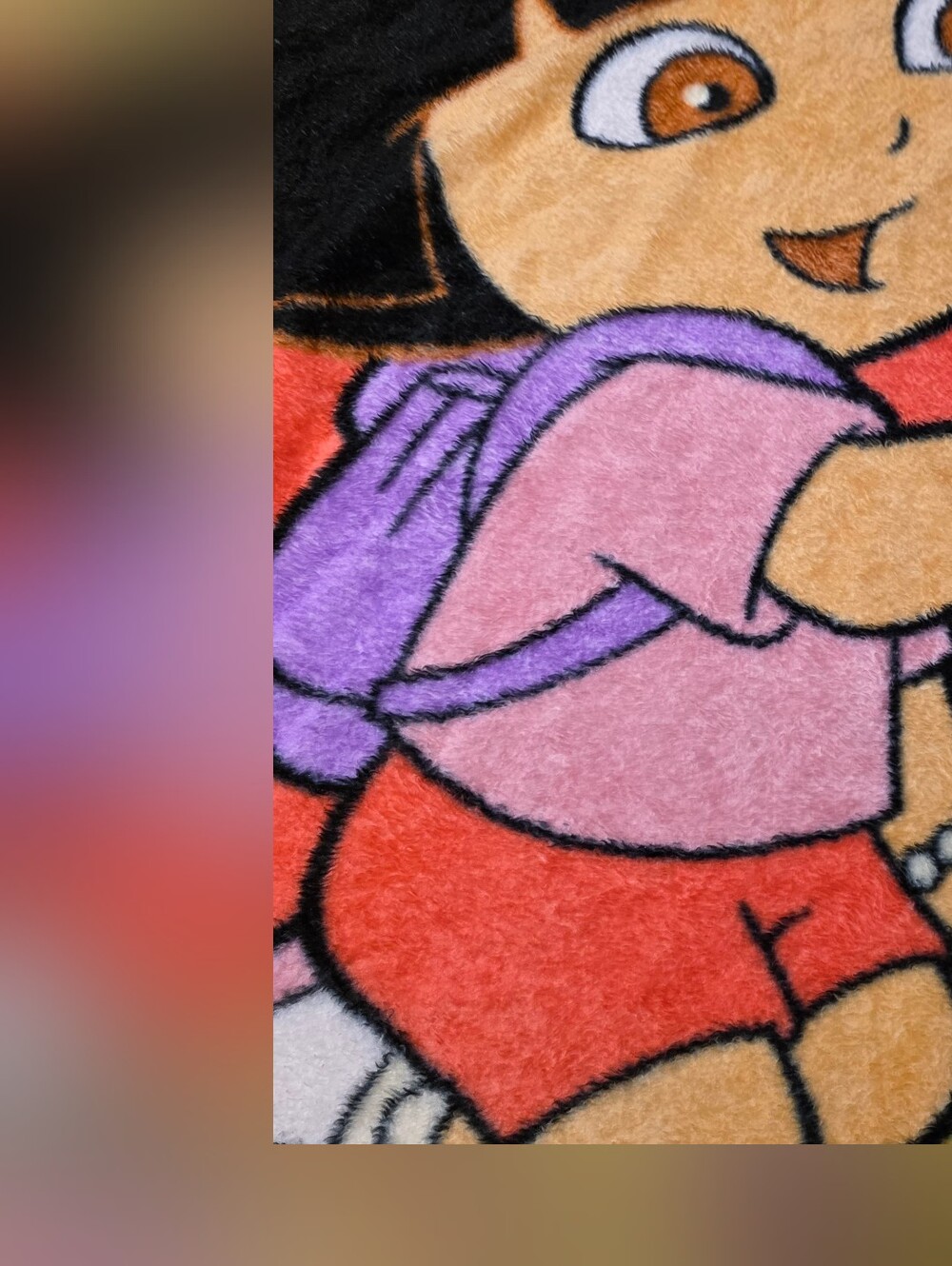 VTG Y2K Dora The Explorer Throw Blanket Estrellas Stars Nick Jr Rare